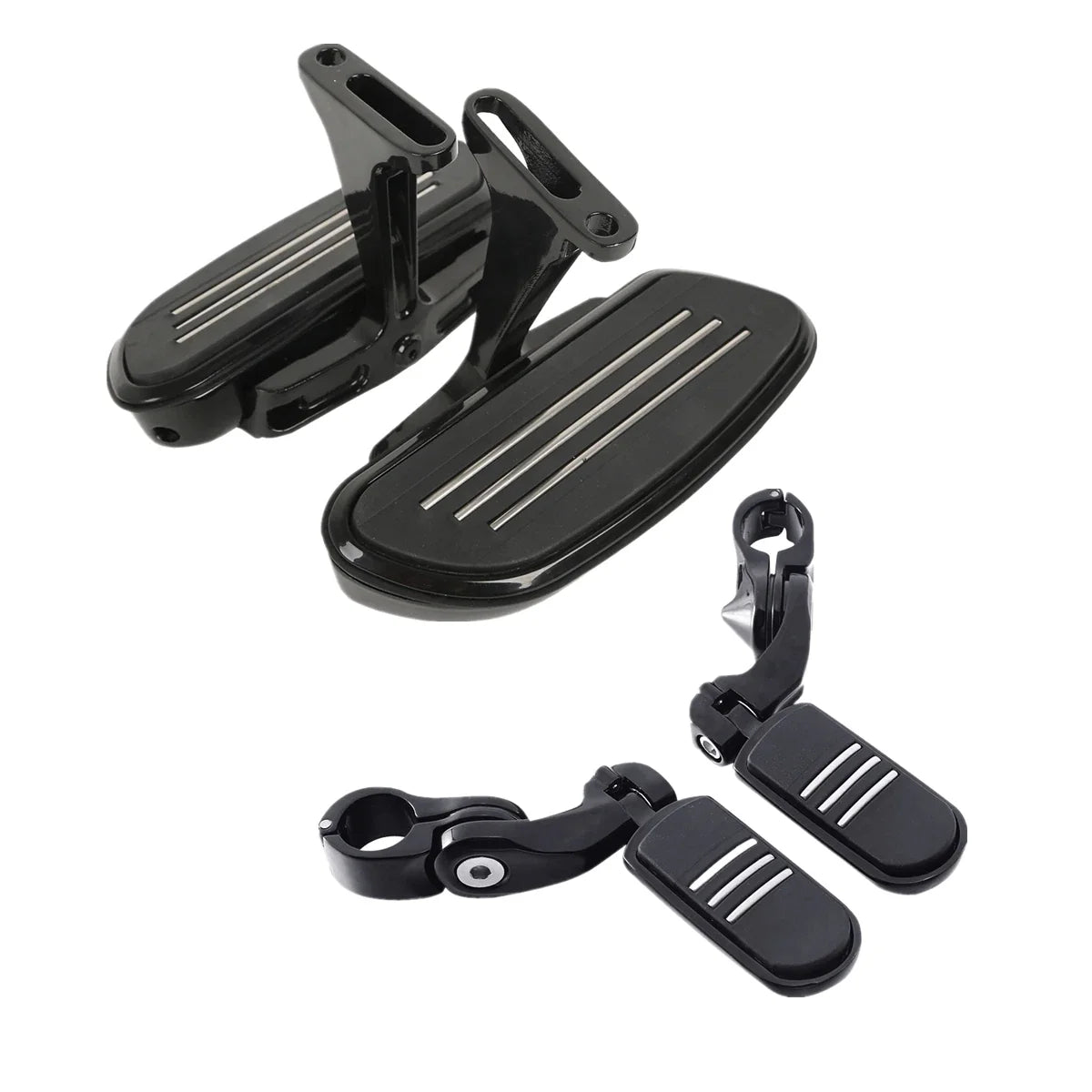 Passenger Floorboards for Harley Touring (1.25" Highway Pegs)
