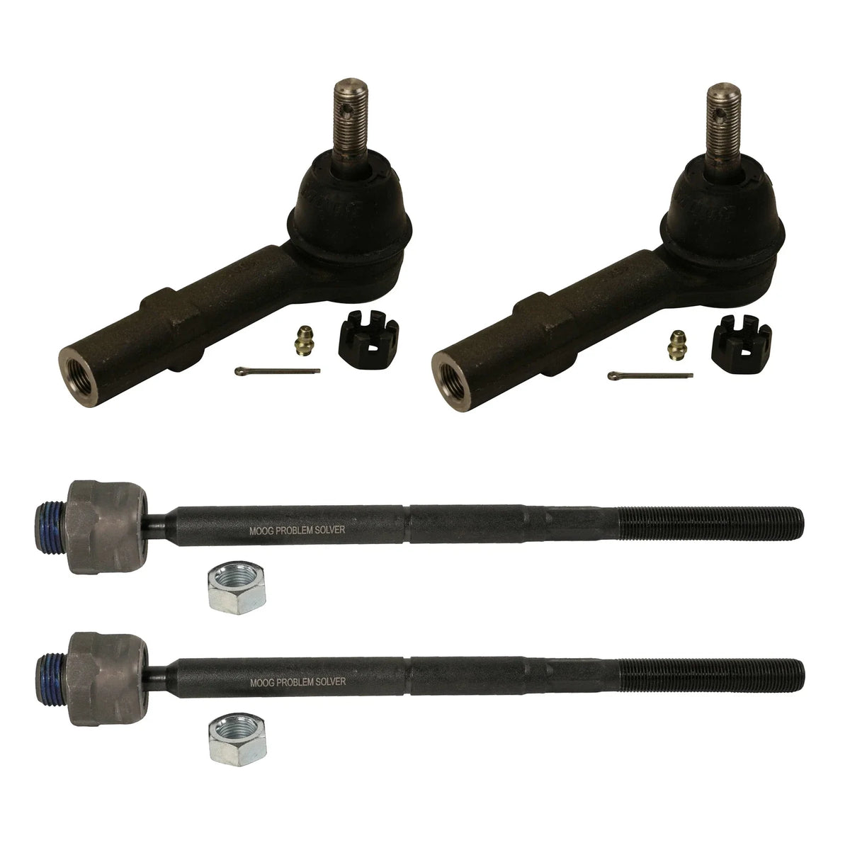 Moog Inner & Outer Steering Tie Rod Ends Kit for Cadillac Chevrolet GMC
