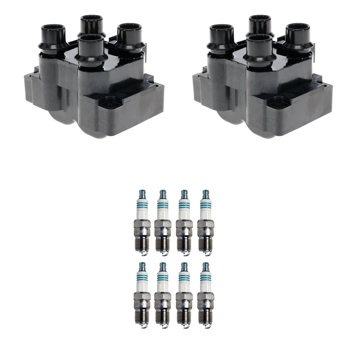 Set of 2 Ignition Coils & 8 Denso Iridium Spark Plugs for B2500 (1998–2006)
