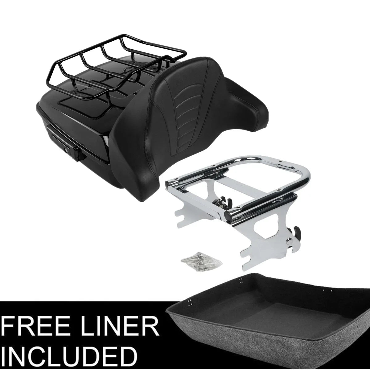 Trunk Pad Mount Rack for Harley Touring Street Glide (1997–2008)
