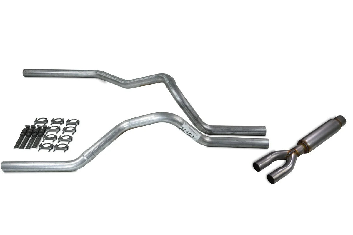 2.5" Dual Exhaust Kit with Glasspack for Chevy GMC 1500 Truck (2007–2014)