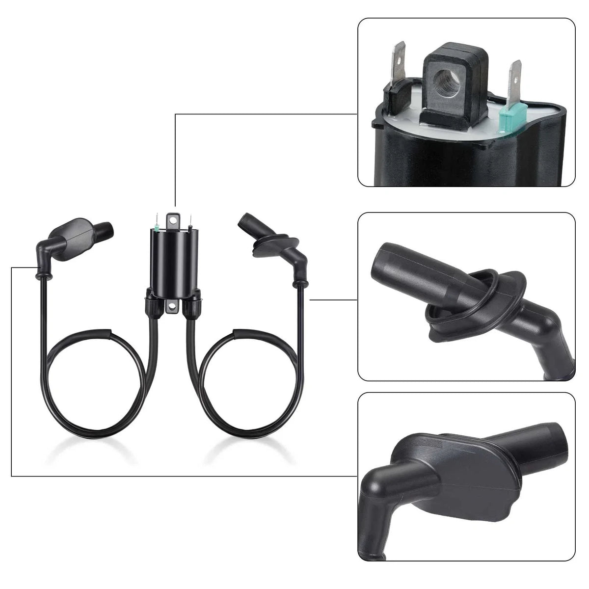 Ignition Coil with Caps for Honda Valkyrie 1500 (1997–2003) / Goldwing 1500 (1988–2000)