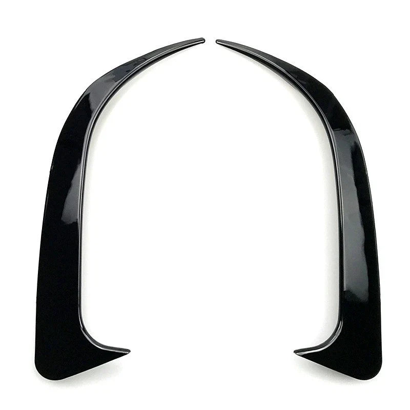 Gloss Black Rear Side Vent Trim Canards for Mercedes CLA C117 (2013–2019)