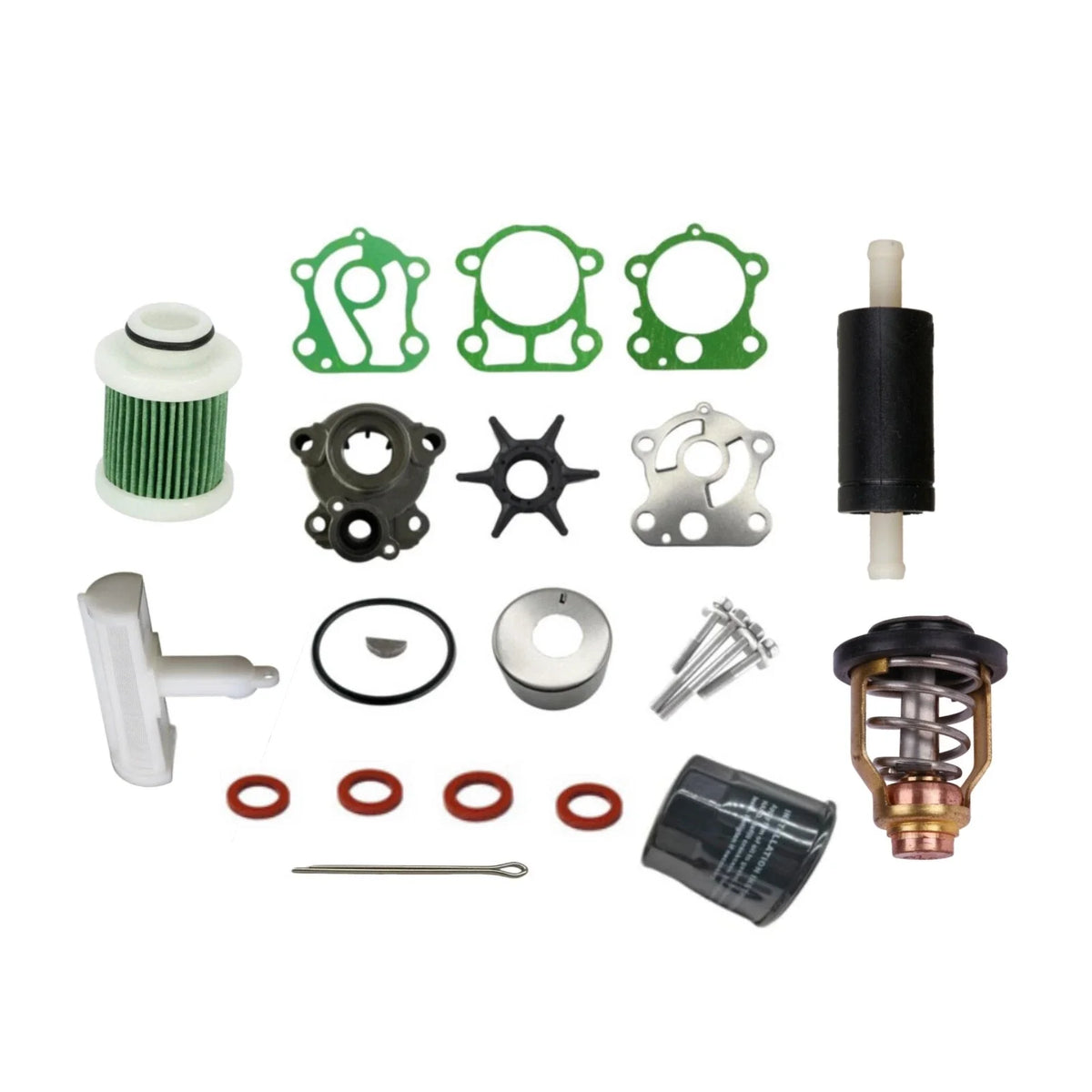 Maintenance Kit for Yamaha Marine 4-Str 80HP F80B (2005–UP) 67F-W0078-00 5GH-13440-00