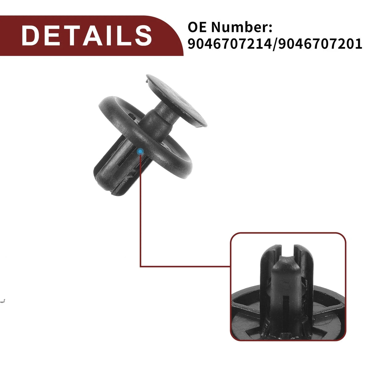 Set of 15 Front Fender Skirt Clips for Lexus CT200h (2011–2017) & ES300h (2013–2020)