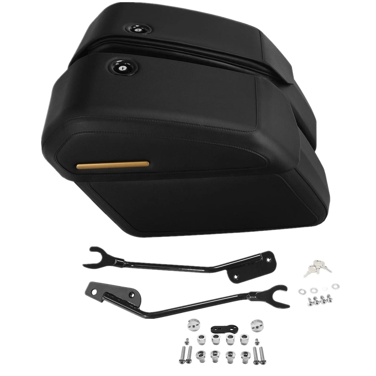 Detachable Saddlebags & Docking Kit for Harley Fat Boy Breakout (2018–2023)