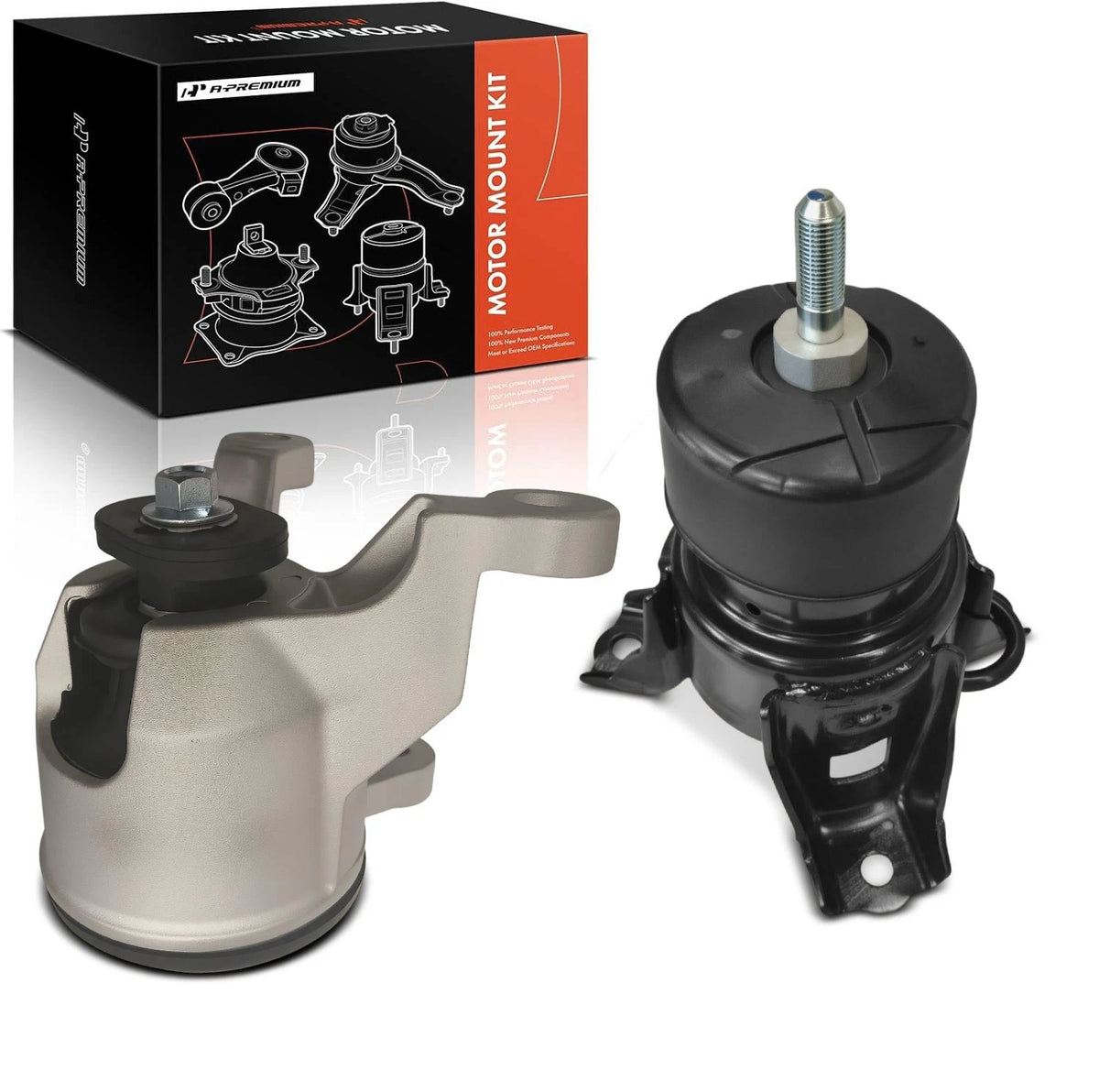 2X Front Side Engine Mount Kit for Nissan Altima (2007–2012) Maxima (2009–2014) - 112709N00A, 112709N00B, 112103KA0A, 112109N00A, 11210JA100