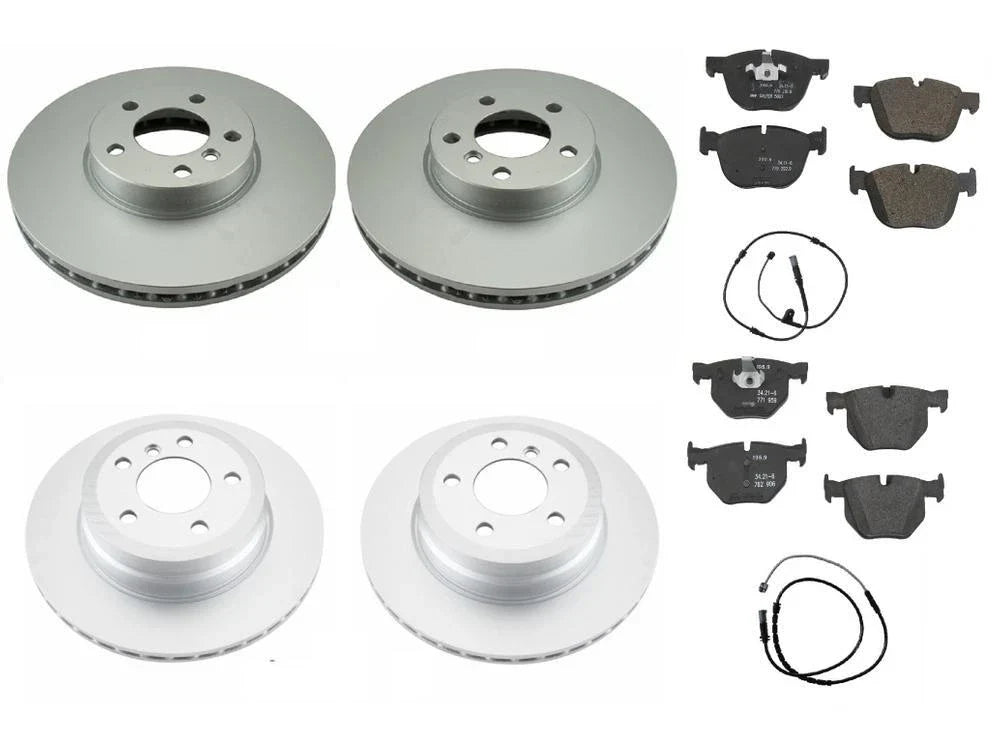 Brake Disc Rotors + Pads + Sensors Kit for BMW E70 X5, E71 X6 (2007–2013)