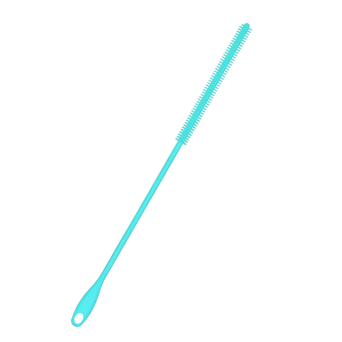 Silicone Straw Brush 8mm Blue, 9.45 Inch Long, Dishwasher Safe