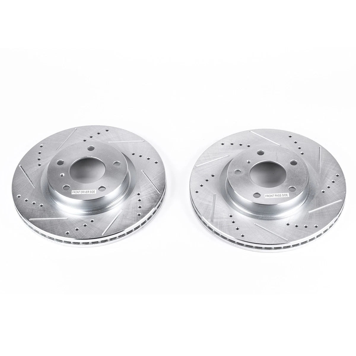 2X Powerstop Brake Discs JBR1105XPR for Nissan 350Z INFINITI G35 (2003–2005)