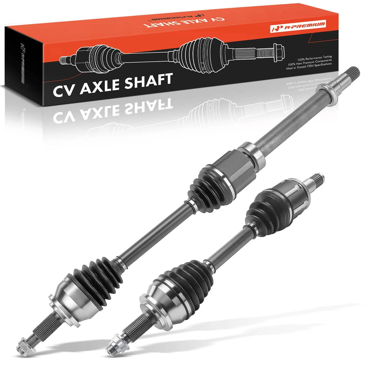 2X Front Side CV Axle Assembly for Lexus NX300h (2015–2021) 4342078050, 4341078010, NCV69260