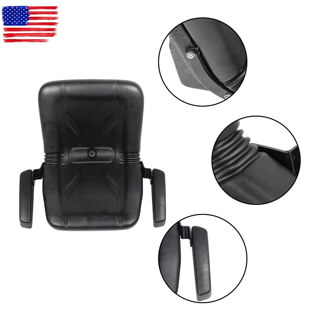 High Back Lawn Mower Seat with Armrests for Cub Cadet, Dixon, Dixie Chopper