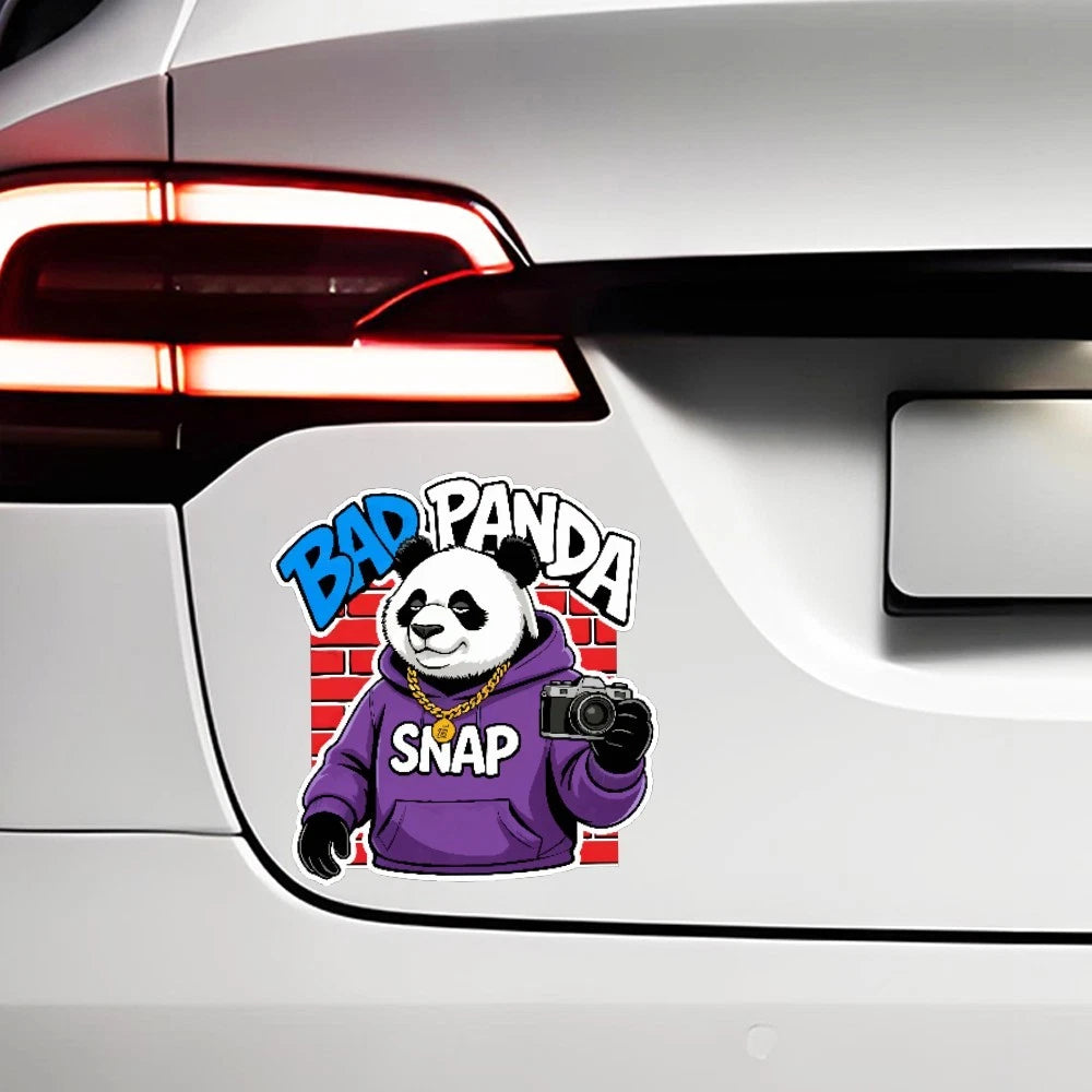 Vinyl Sticker for Car, Laptop, Skateboard, Luggage - Bad Panda Snap