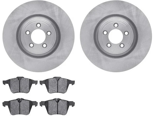 Front Brake Pad and Rotor Kit for Jaguar XJR (2006–2009) MB745QD