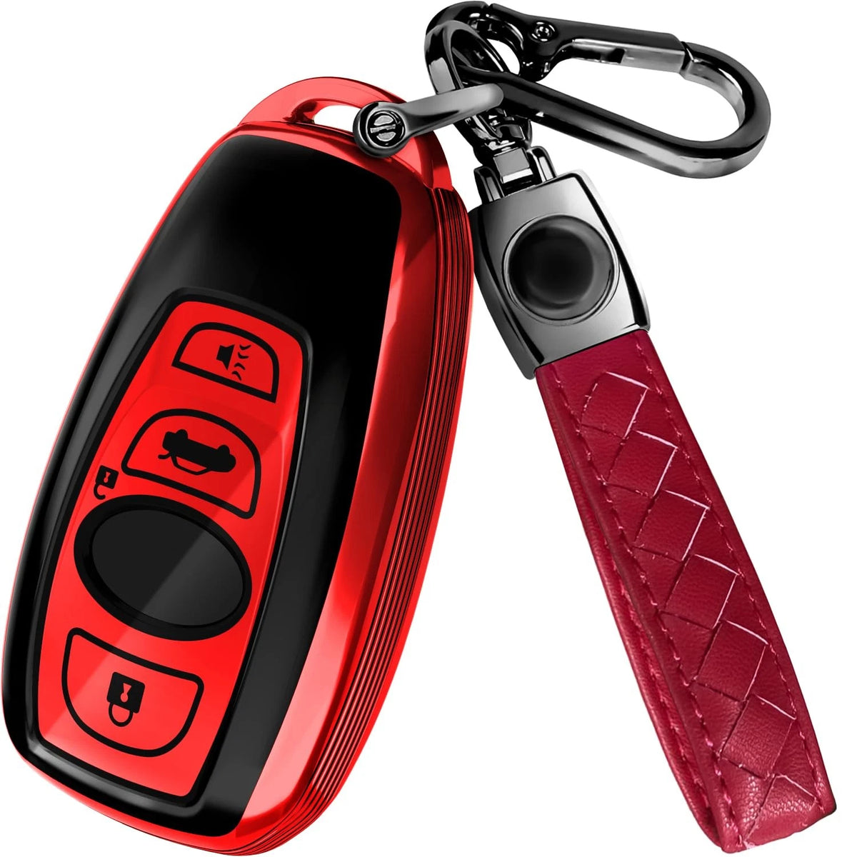 TPU Key Fob Cover & Keychain for Subaru Outback, Crosstrek, Forester, WRX