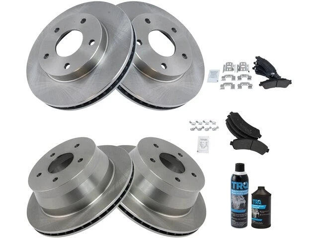 Brake Pad and Rotor Kit for Isuzu Hombre (1998–2000) 81137TXMK