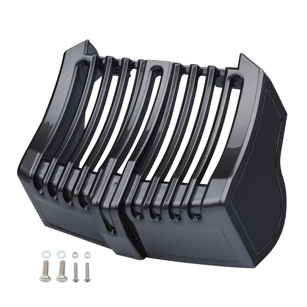 Oil Cooler Cover for Harley Electra Glide (2017–2023) Black Geometric