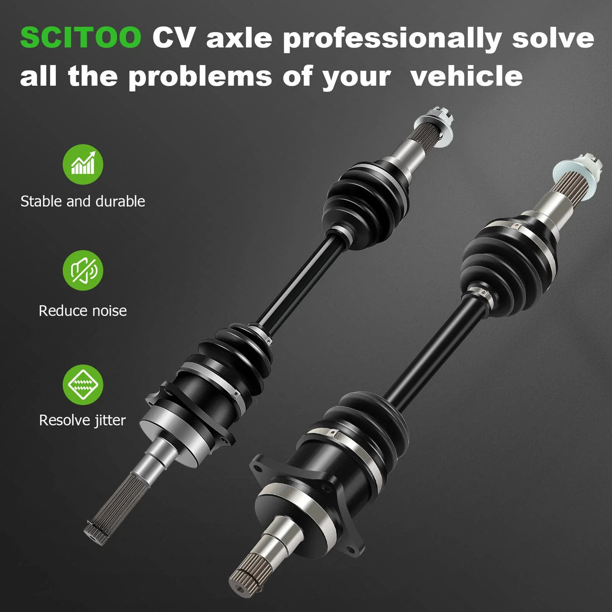 Pair of CV Axles for Can-Am Outlander 400 (2007–2012)