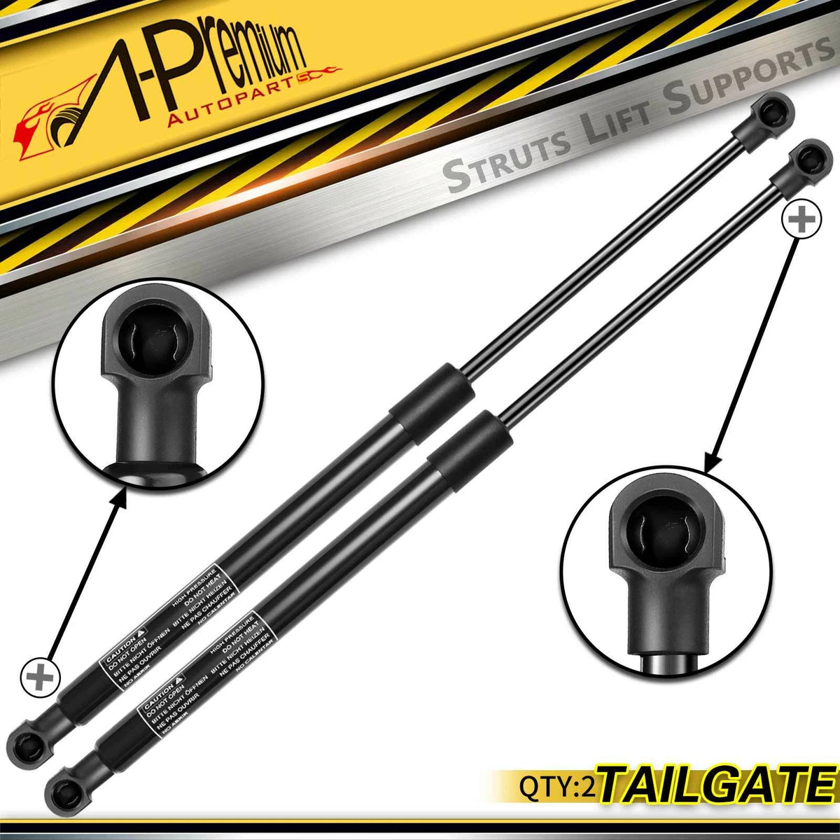 2X Rear Trunk Lift Supports Struts for Audi A6 A6 Quattro (2012–2018) D7059, 7059