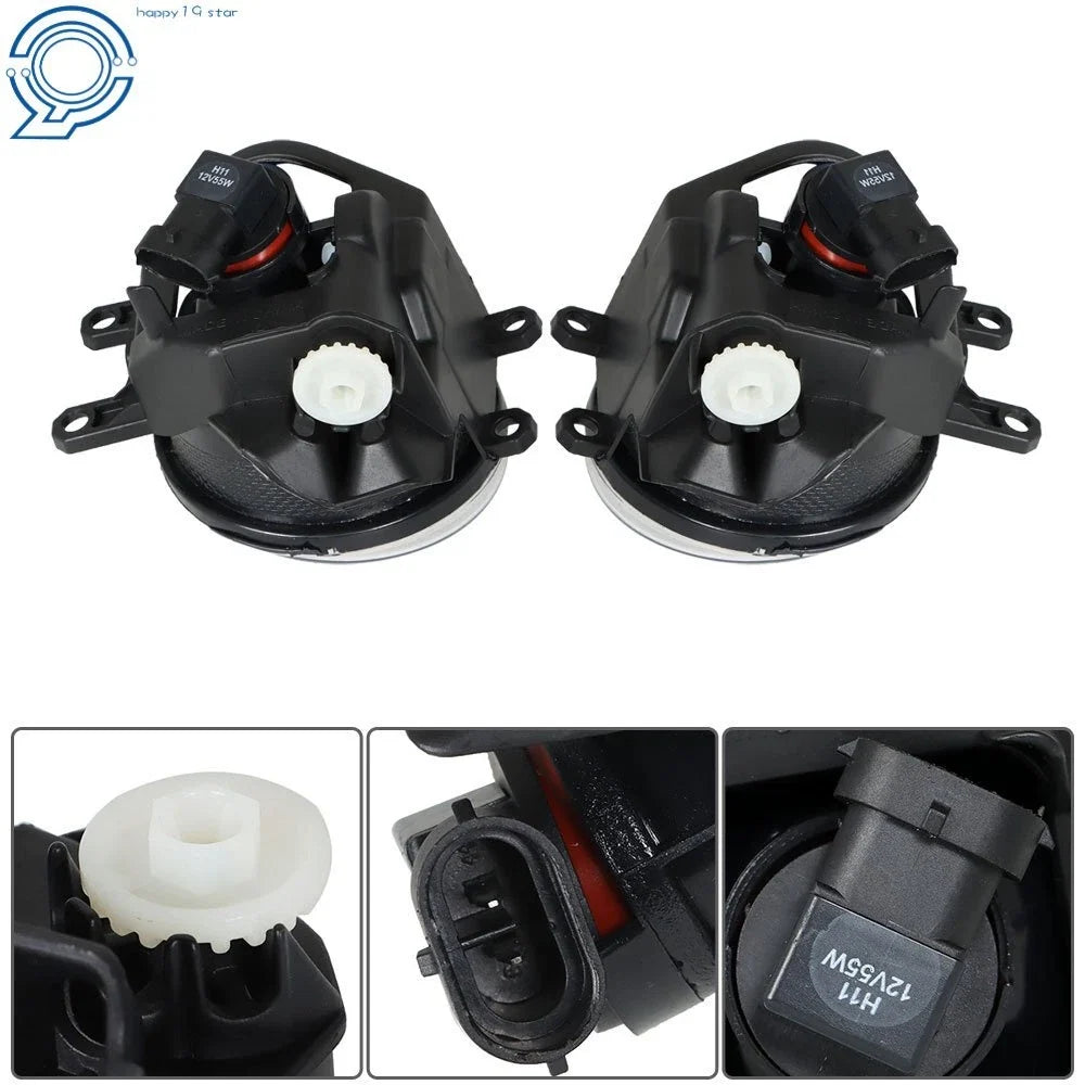 Set of 2 Fog Lights for Toyota Corolla S (2014–2016)