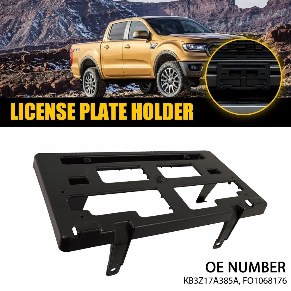 Front License Plate Bracket for Ford Ranger (2019–2022) KB3Z17A385A FO1068176