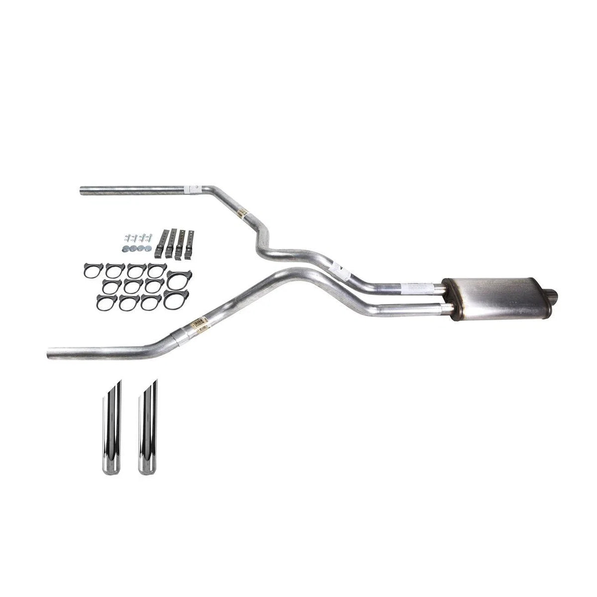 Dual Exhaust Pipe for Ram 1994–2001 Stainless Steel with SW Tip