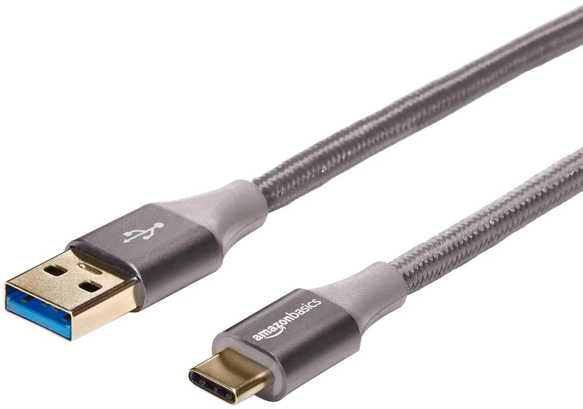 10ft USB-C to USB-A Fast Charger Cable for Universal Use (2-Pack)