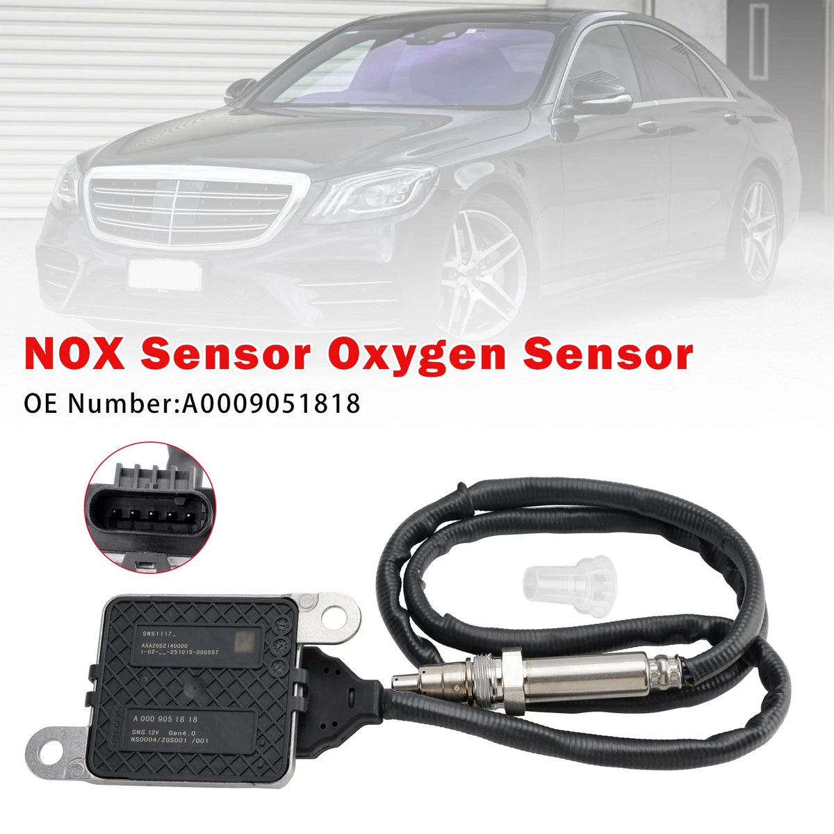 NOX Sensor for Mercedes-Benz W213 W177 W222 (A0009051818)