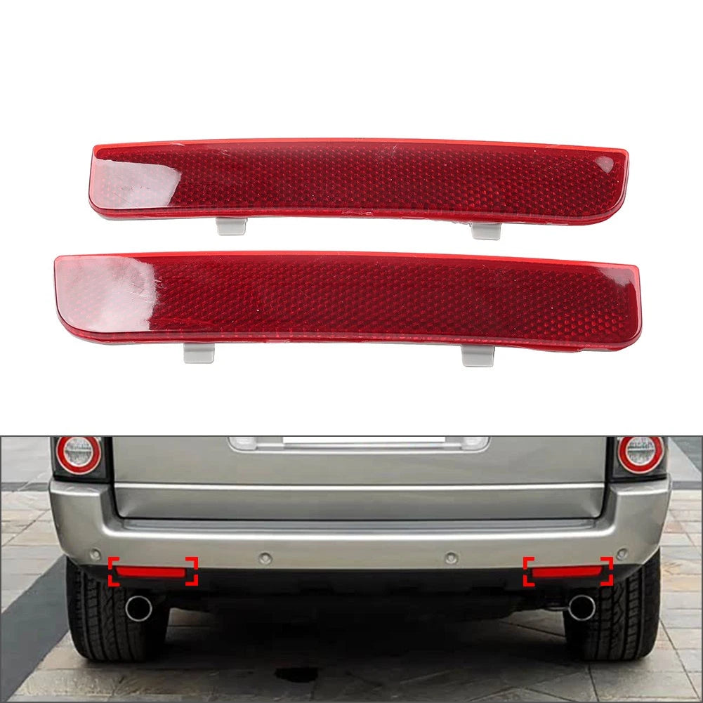 Pair Rear Bumper Reflectors for Land Rover Range Rover (2003–2012)