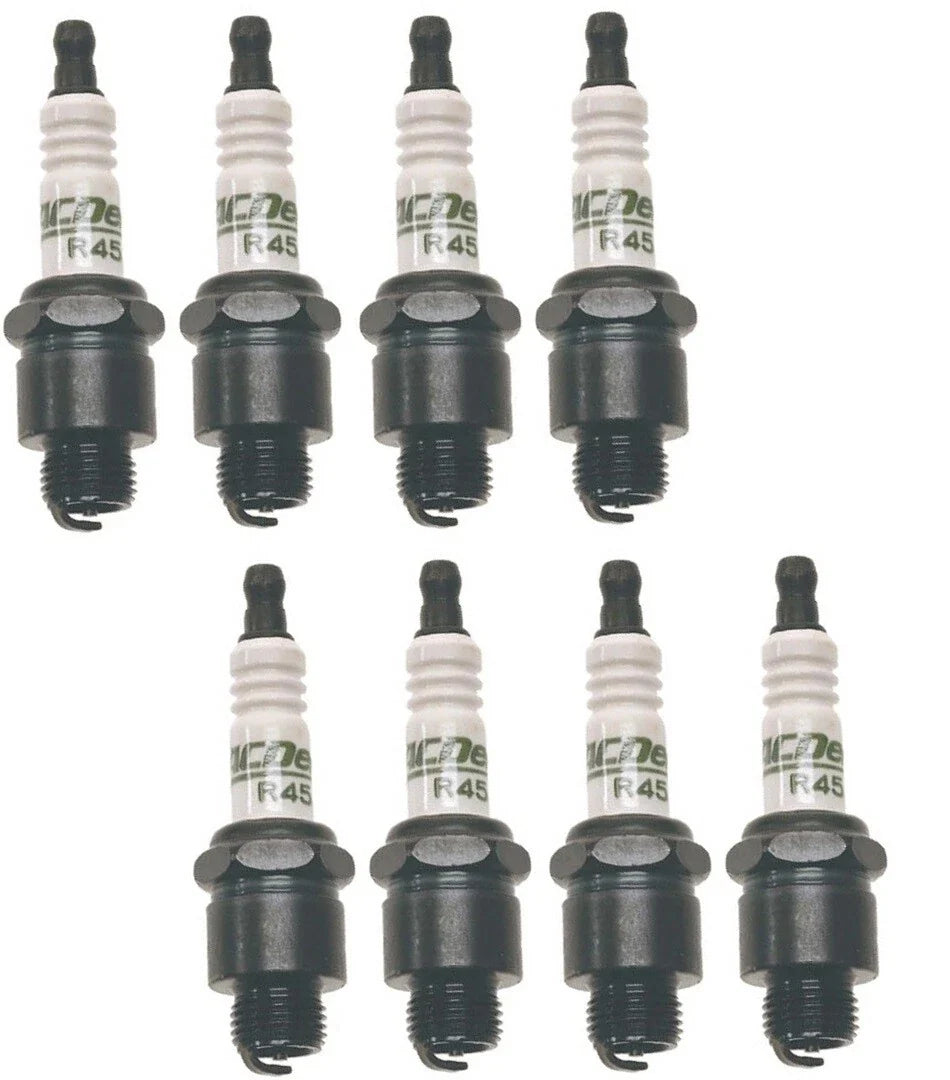 Set of 8 Spark Plugs Pre-Gapped .040 for GMC Transmode, Oldsmobile 98 V8