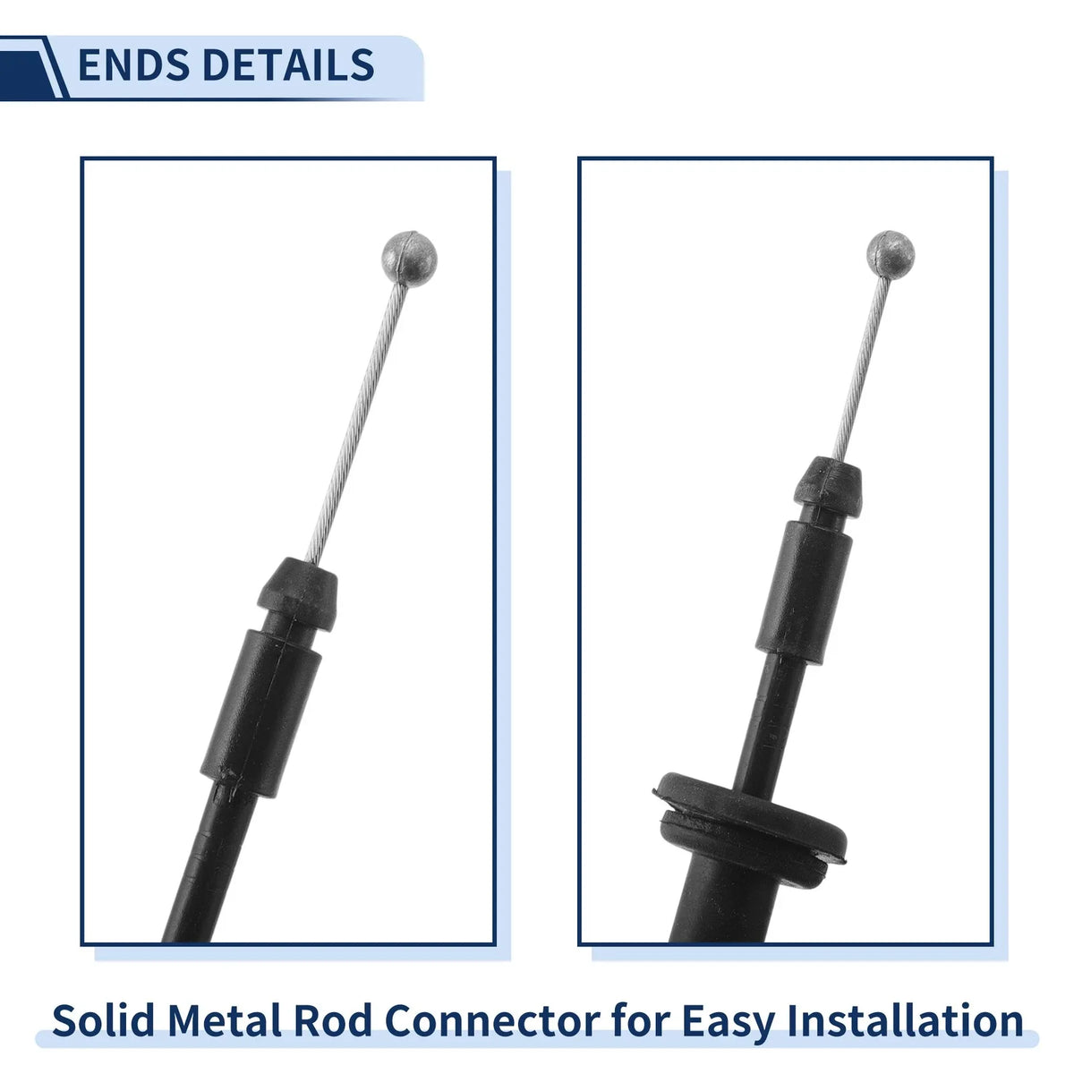 Hood Latch Release Cable for Hyundai Accent (2006–2011) No. 811901E000
