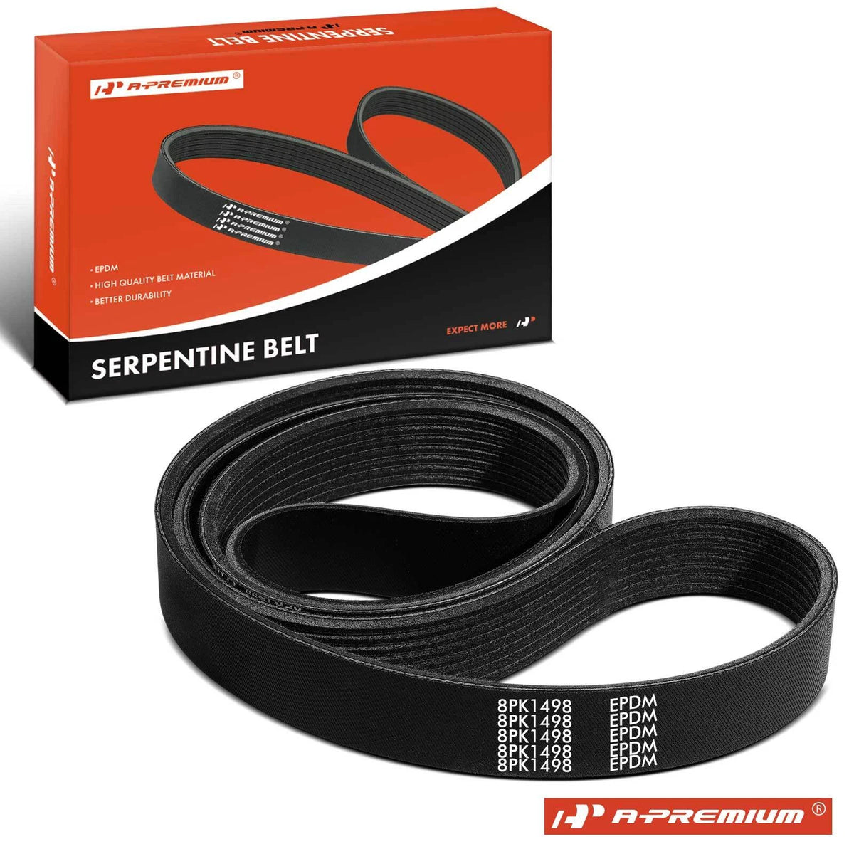 Serpentine Belt for Chevrolet C2500, K2500 Suburban (00182050, K080590)