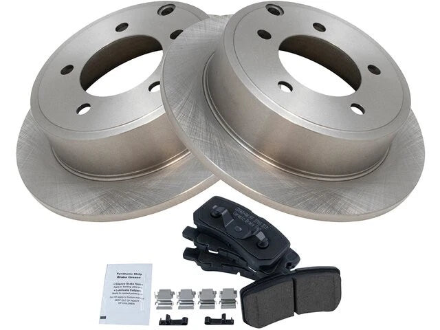 Brake Pad and Rotor Kit for Mitsubishi Lancer (2014–2015, 2017) 16531TPHK