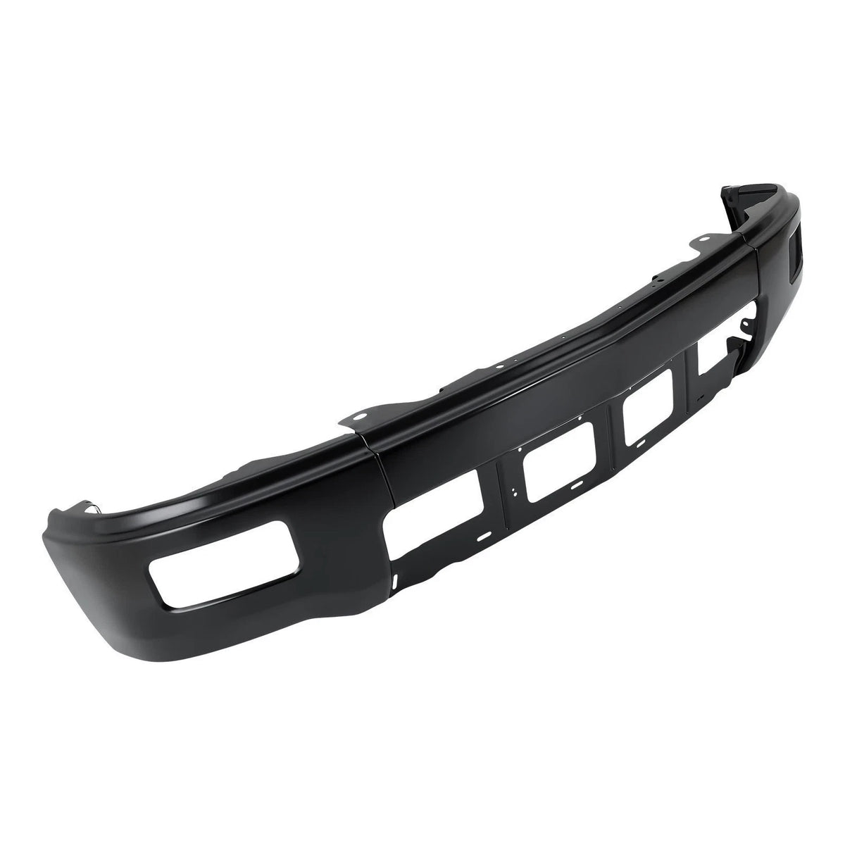 Front Bumper Face Bar for Chevy Silverado 1500 (2014–2015) Black with Fog Hole