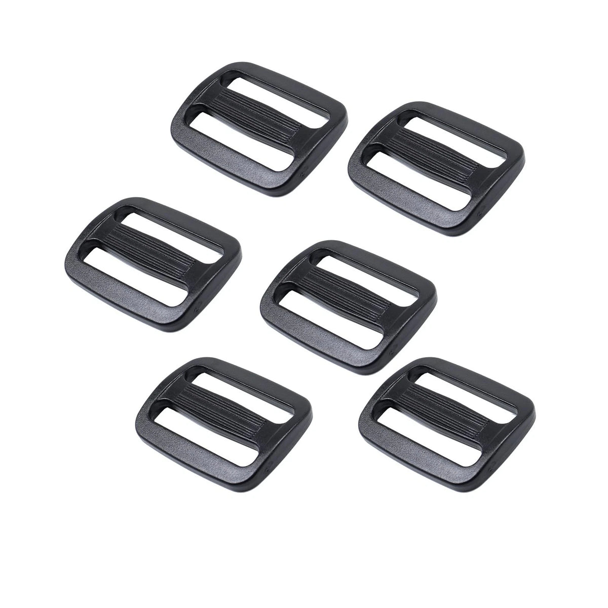 1.5 Inch Tri Glide Sliders for Universal Use (Set of 6) - Black