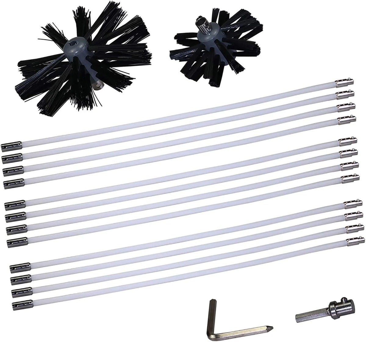 Dryer Vent Duct Cleaner Kit for (6 inch, 4 inch)