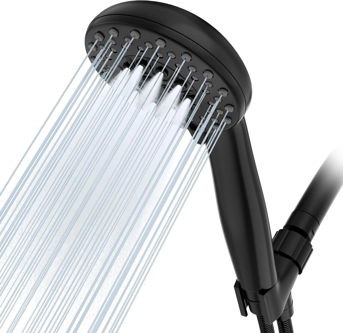 High Pressure Shower Head for Powerful Spray (59'' Stainless Steel)