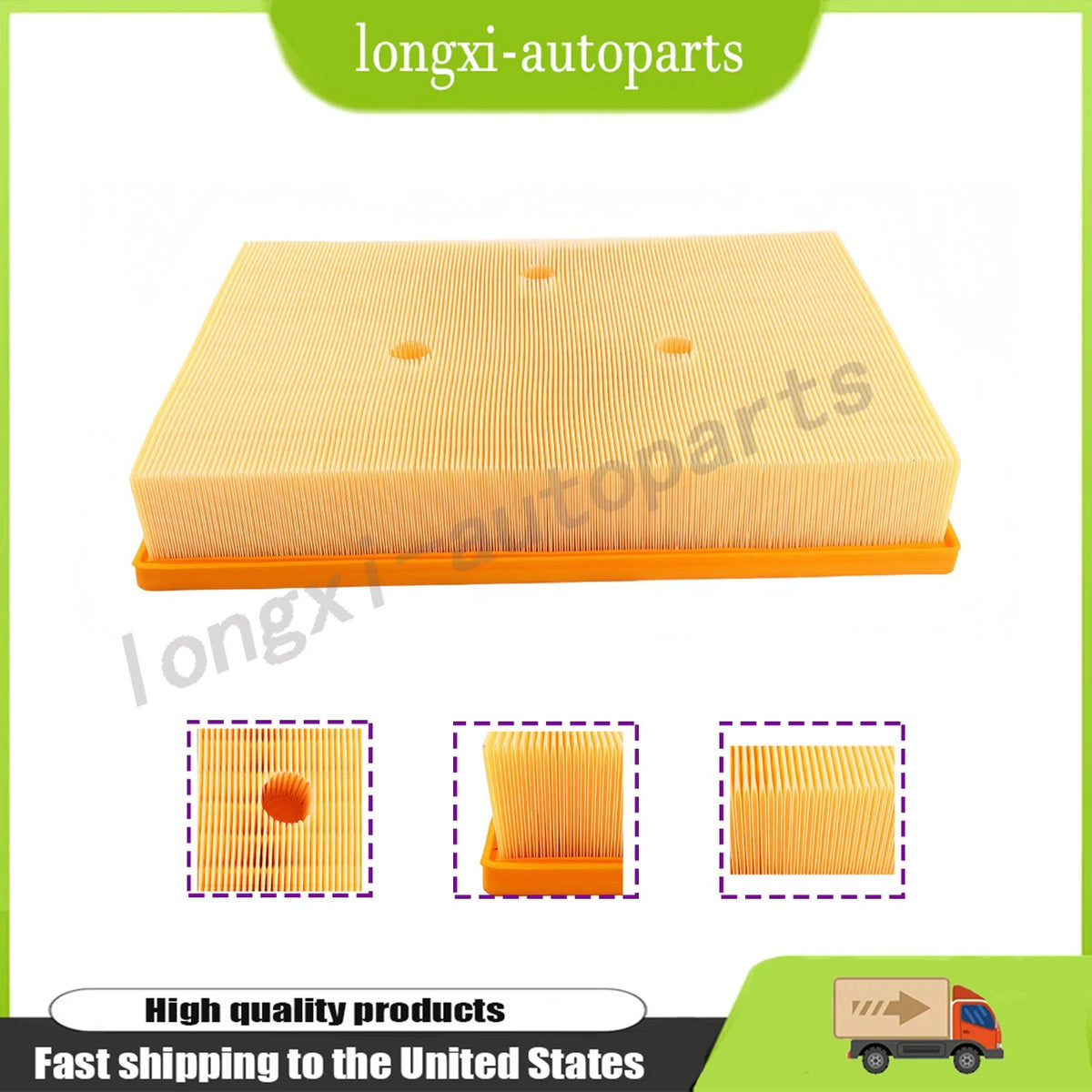 Air Filter for Paccar Medium Duty Truck (D371046, D37 1046, D37-1046)
