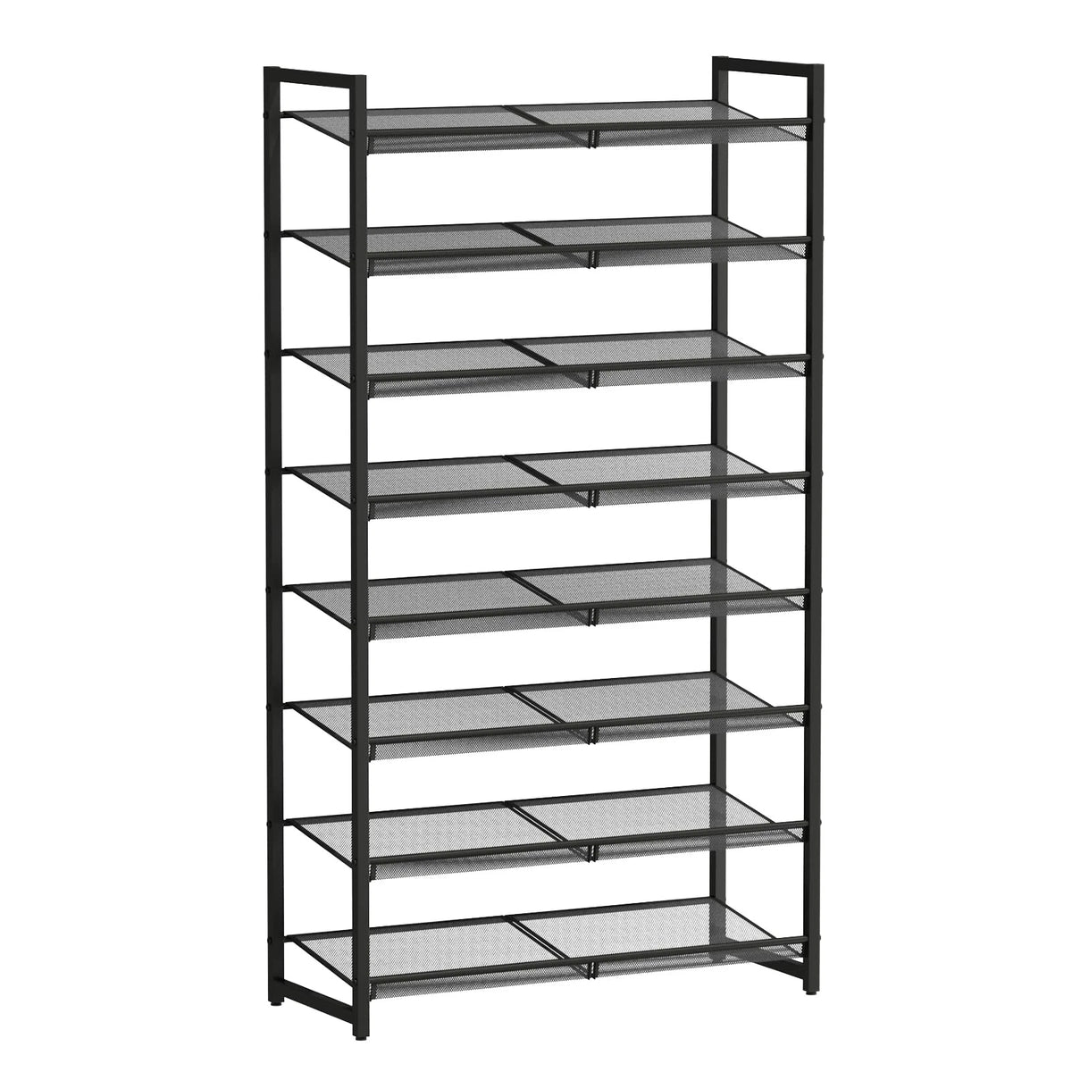 8-Tier Metal Shoe Rack Organizer for Home Storage (No Specific Part Numbers)