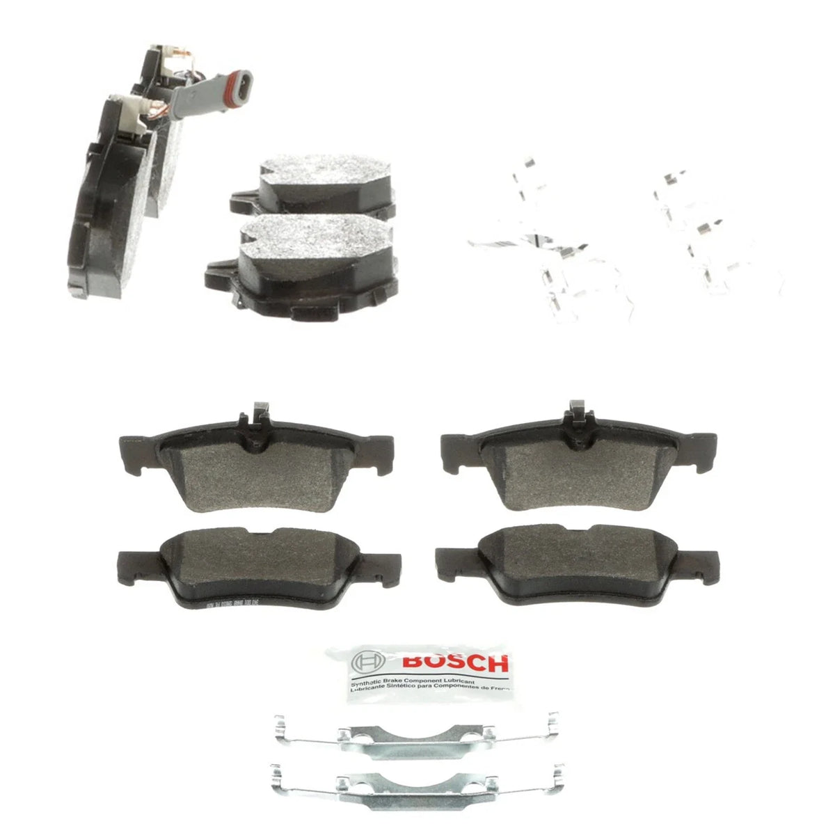 Bosch Semi-Met Disc Brake Pad Kit for Mercedes W211 E320 E350 (2003–2009)