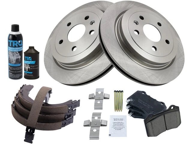 Set of 4 Brake Pad Rotor Shoe Drum Kit for Cadillac CTS (2009–2014) 22894SYNB
