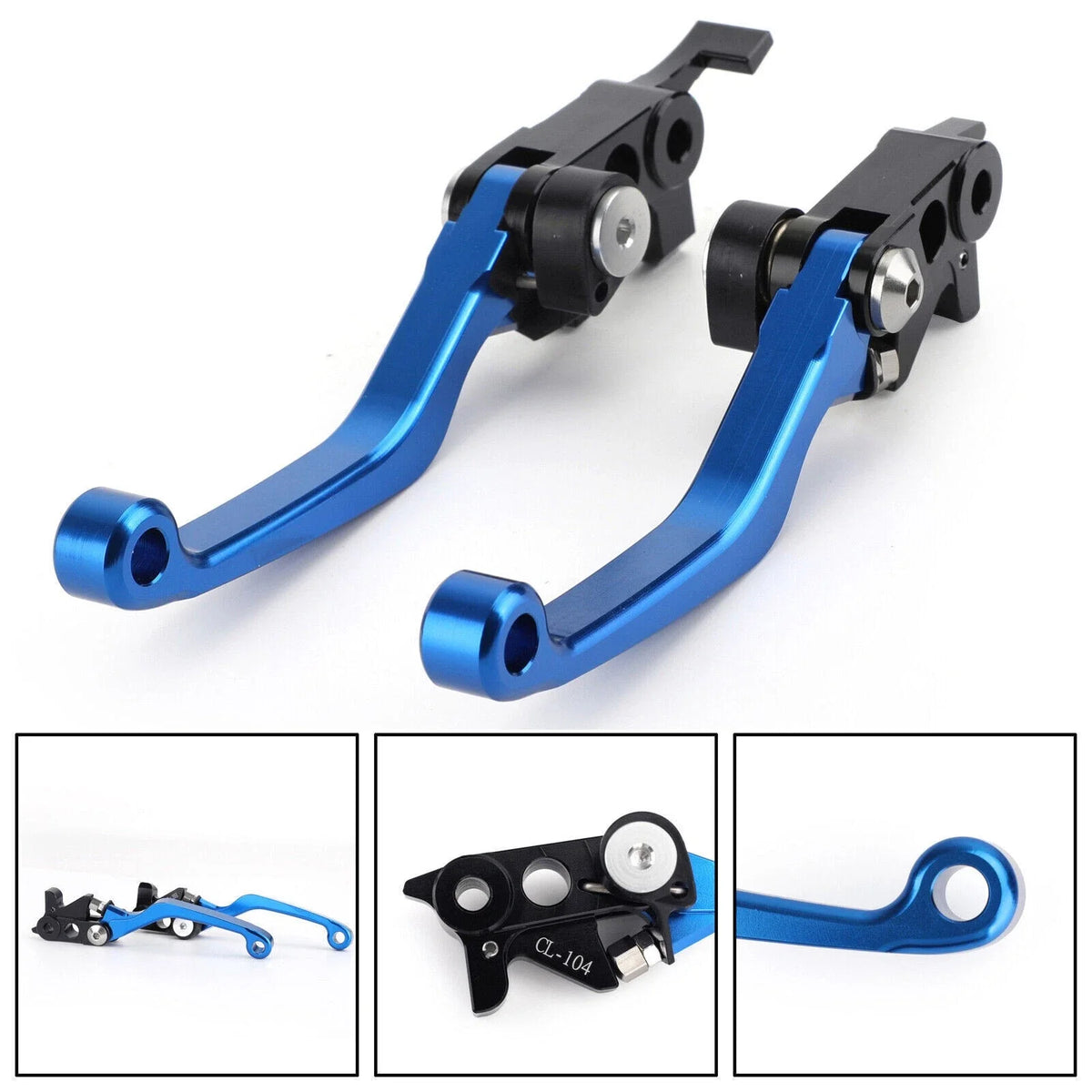 Pivot Brake Clutch Levers for Husqvarna TE250/300 (2018–2020) Blue