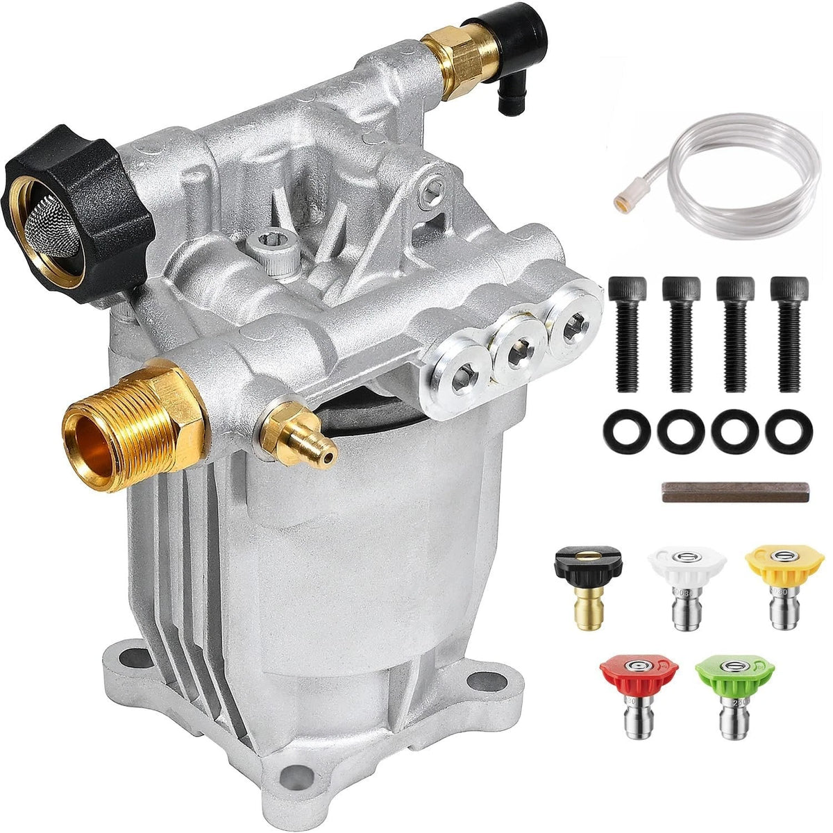 Pressure Washer Pump 3400 PSI 2.5 GPM Horizontal 3/4 Shaft Replacement