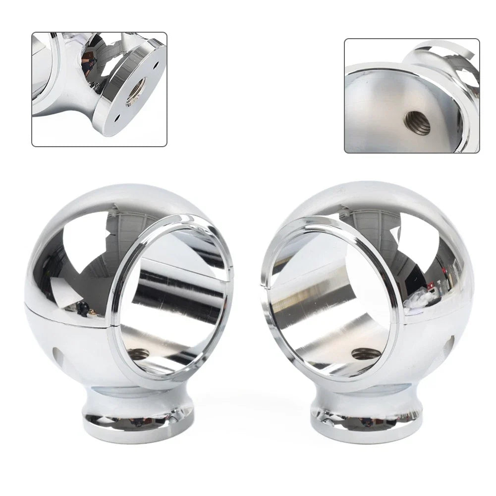 2 Rise Handlebar Riser Clamp Mount Chrome for Harley Sportster Softail