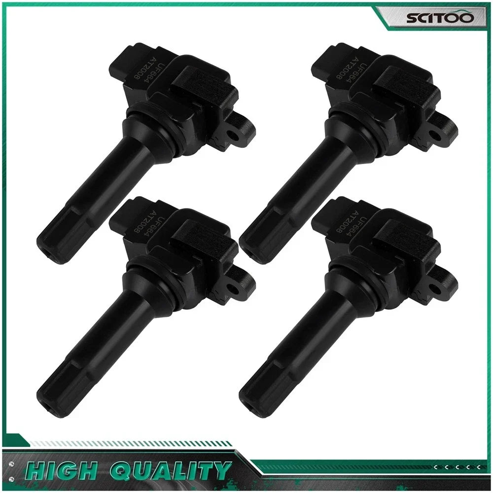 Set of 4 Ignition Coils for Subaru Forester 2011-2012, Impreza 2012