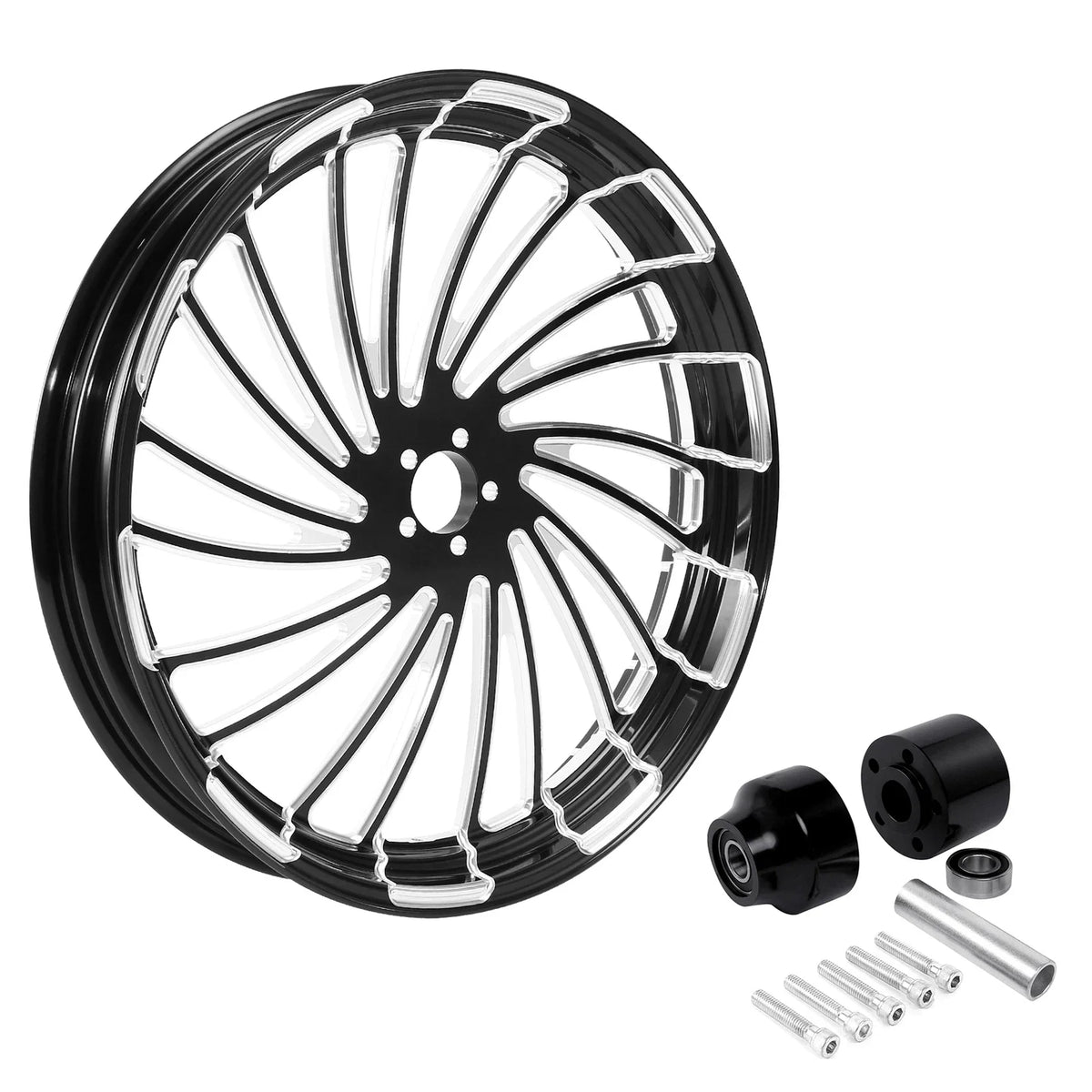 Front Wheel Rim Single Disc Hub for Harley Street Road Glide (1997–2021)