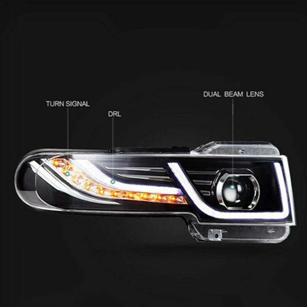 LED Halo Headlight for Toyota FJ Cruiser (2007–2015)