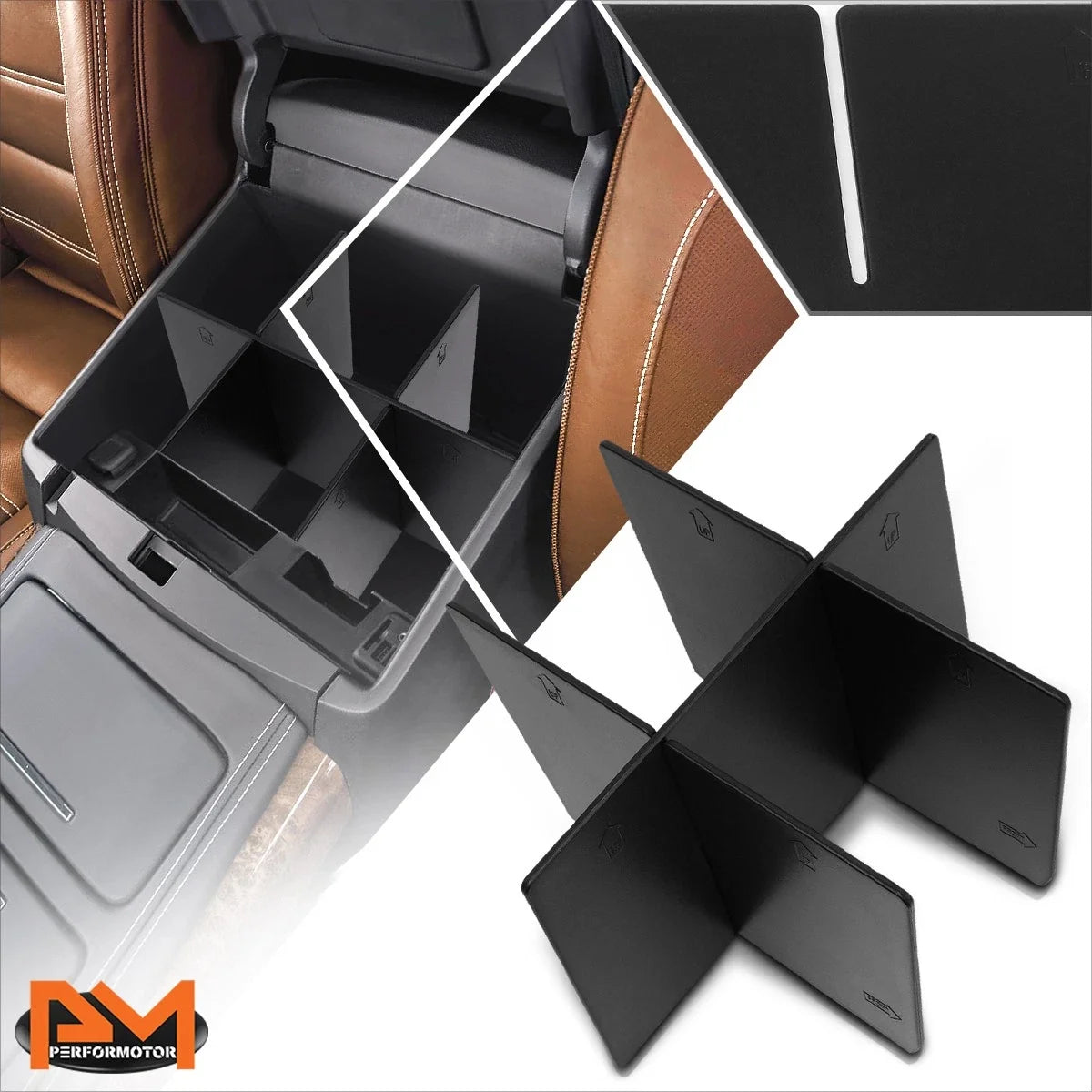 Center Console Organizer Tray Divider Board for Toyota Tacoma (2016–2018)