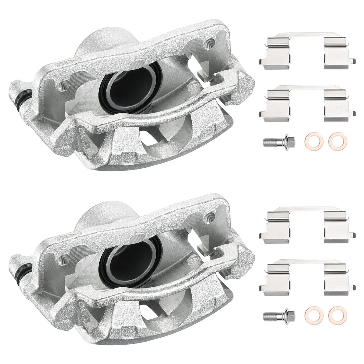 Front Brake Calipers W/Bracket Pair for Honda Civic 1.6L (1996–2000) 19-B1833
