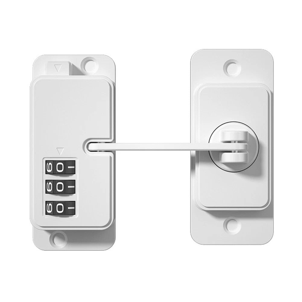 Combination Fridge Lock for Child Safety (No Drilling)